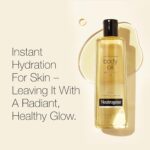 Neutrogena Body Oil Light Sesame Formula, Twin Pack of 16 fl oz, Radiant Glow Moisturizer for Dry Skin, Bath & Shower Oil For Smooth and Hydrated Skin - Image 3