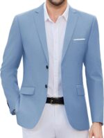 COOFANDY Mens Causal Blazer Two Button Suit Jackets Lightweight Slim Fit Sports Coats - Image 2