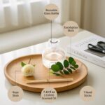 Reed Diffusers Set, 7.10 oz Flower Scented Diffuser with 7 Sticks, Long Lasting Home Fragrance for 120 Days, Perfect for Bathroom, Shelf Decor, Air Fresheners - Image 8