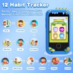 Kids Phone Gifts and Toys for 3-8 Year Olds Boys, Toy Phone with Dual Camera, MP3 Music Player, Games, Habit Tracker Touchscreen Toddler Phone Learning Toy Birthday Gifts for Girls Age 3 4 5 6 7 8 - Image 7