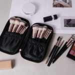 Makeup Brushes with Case, MAANGE 18 Pcs Professional Makeup Brush Set Premium Synthetic Face Kabuki Brush Kit Foundation Blush Powder Eyeshadow Brushes Set Christmas Gift（Coffee) - Image 7