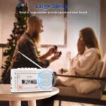 Small Cassette Player Recorder, Cassette to Digital Converter via USB or Micro SD Card, Powered by AC or 4 AA Battery, AM FM Radio Tape Recorder with Build-in Speaker and Earphone Jack - Image 7