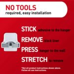 Command Broom and Mop Grippers Wall Hook, Damage Free Hanging Wall Mount Broom and Mop Holder, No Tools Household Cleaning Organizer for Living Spaces, 6 Hangers and 16 Command Strips - Image 9