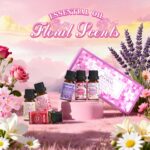 SALKING Floral Essential Oils Set, Premium Pure and Natural Essential Oils, Fragrance Oil Scented Oils for Oil Diffusers 6 x 10 ML - Lavender, Rose, Jasmine, Cherry Blossom, Gardenia, Chamomile - Image 3