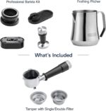 De'Longhi La Specialista Arte Evo Espresso Machine - Compact Cold Brew Coffee Maker with Grinder, Milk Steam Wand/Frother & Tamping Tools - Home Barista Kit for Lattes, Cappuccinos, Iced Coffee - Image 9