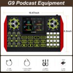 Tenlamp G9 Podcast Equipment Audio Mixer, Live Sound Card Console with 3.5mm Microphone Input, Voice Changer, and Noise Reduction Function - Image 9