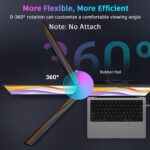 QQH Laptop Screen Extender, 15.6” Triple Portable Monitor for Laptop with Ultra-Slim FHD IPS Display, USB-C Plug and Play Extended Screen Compatible with MacOS, Windows, Android for 12-16" Laptops - Image 8