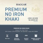 Haggar Men's Premium No Iron Khaki Classic Fit Flat Front Casual Pant (Regular and Big & Tall Sizes) - Image 7
