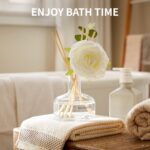 Reed Diffusers Set, 7.10 oz Flower Scented Diffuser with 7 Sticks, Long Lasting Home Fragrance for 120 Days, Perfect for Bathroom, Shelf Decor, Air Fresheners - Image 4