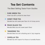 OSULLOC Premium Tea Collection (40 count, 10 flavors x 4 ea), Assorted Tea bag Sampler, Tea Gift sets for Tea lover, Self Care Gift Box, Premium Organic Pure & Blended Tea from Jeju - Image 6
