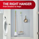 Command Broom and Mop Grippers Wall Hook, Damage Free Hanging Wall Mount Broom and Mop Holder, No Tools Household Cleaning Organizer for Living Spaces, 6 Hangers and 16 Command Strips - Image 7
