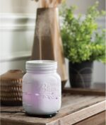 Airome Mason Jar Medium Essential Oil Diffuser|100 mL Humidifying Ultrasonic Aromatherapy Diffuser 8 Colorful LED Lights, Intermittent & Continual Mist, Auto Shut-Off - Image 3