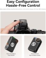 Hollyland Lark M2S Mini Combo (Camera RX+Type-C RX) Wireless Microphone for Camera/iPhone/Android/Laptop, 7g Lightweight, Titanium Clip, 300m Range, Content Creators, Online-Teaching, Streaming - Image 7