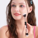 Docolor Double Sided Makeup Brushes, 6Pcs Double Ended Eyeshadow Brush Set Professional Eye Makeup Brushes Set Foundation Eyeshadow Blending Eyebrow Travel Make Up Brushes Kits - Image 9