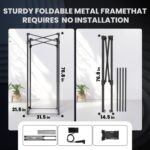 Portable Vocal Booth,Recording Booth Sound Booth for Recording Echo-Free Vocals Complete Home Recording Studio Foldable with Travel Bag for Podcasts & Music,Voiceovers - Image 7