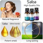 Top 6 Essential Oils Blends Set for Diffusers - Aromatherapy Oils Scents for Home & Office, Perfect for Tension Relief, Relaxation, Breath and Good Dreams Mood Boost Wellness Essential Oil Kit for SPA - Image 3