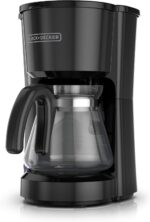 BLACK+DECKER 5-Cup Coffee Maker with On/Off Switch, Sneak-A-Cup Feature, and Easy-View Water Window, Black - Image 2