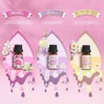 SALKING Floral Essential Oils Set, Premium Pure and Natural Essential Oils, Fragrance Oil Scented Oils for Oil Diffusers 6 x 10 ML - Lavender, Rose, Jasmine, Cherry Blossom, Gardenia, Chamomile - Image 5