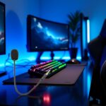 Black Headset Microphone Adjustable 360 Degrees Bendable Jack Headphone Controller Z5a5 Combined 3.5mm Game Gaming Mic to Mic PC Game Headsets - Image 4