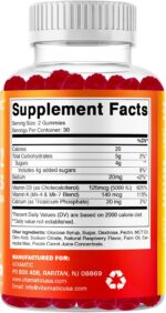 Vitamatic Vitamin D3 & K2 Gummies (2-Pack, 60 Count) Supports Healthy Bones, Heart Health, Calcium Absorption, and Immune Function Plant-Based, Non-GMO, Gluten-Free - Image 9