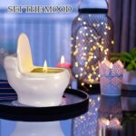 Toilet Shaped Scented Candles,Funny Gag Gift for Women & Men,Jasmine Fragrance Aromatherapy Candle is 6 Ounces, Burns for Over 42 Hours, Unique Candles for White Elephant Party,Birthday Prank - Image 9