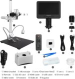 Andonstar AD246S-M HDMI Digital Microscope 2000x for Adults, 3 Lens 2160P UHD Video Record, 7 Inch LCD Soldering Microscope for Electronics Repair, Error Coins, Pro Boom Arm Stand, Windows Compatible - Image 8