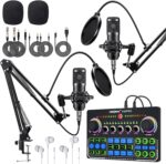 X50 Podcast Equipment Bundle for 2,DJ Mixer with BM800 Podcast Microphone Bundle Studio Condenser Microphone Perfect for Podcasting,Recording,Singing,TikTok Live Vlog,Streaming and Gaming - Image 2
