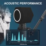 Professional Microphone Isolation Ball with 2-Layered Pop Filter, High Density Foam Great Noise Cancellation - Image 4