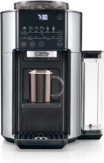 De'Longhi True Brew Drip Coffee Maker, Built in Grinder, Single Serve, 8 oz to 24 oz, Hot or Iced Coffee, Stainless, CAM51025MB - Image 2