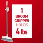 Command Broom and Mop Grippers Wall Hook, Damage Free Hanging Wall Mount Broom and Mop Holder, No Tools Household Cleaning Organizer for Living Spaces, 6 Hangers and 16 Command Strips - Image 5