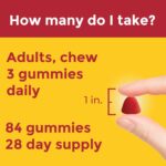 Nature Made Advanced Multivitamin Gummies 50 + for Her, Womens Multivitamins Gummies with Magnesium Citrate, Vitamin D3, Zinc, Calcium and All 8 B Vitamins, 84 Count, 28 Day Supply - Image 7