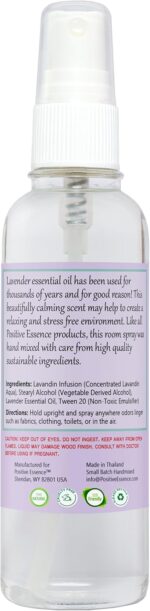 Lavender Linen and Room Spray, Natural Aromatherapy Sleep Spray for Relaxation and Stress Relief, Lavender Essential Oil for Pillows or Bedding, Odor Eliminator - Image 11