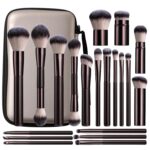 Professional Makeup Brushes BS-MALL With Travel Case - Kabuki Brush Eyeshadow Brush, Concealer Brush, Blush Brush Bronzer & Foundation Brush 20 Pcs, Labeled Daily Use & Versatile Occasions - Image 2