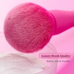 Makeup Brush Set, 15 Piece Quality Makeup Brushes, Premium Synthetic Make Up Brushes for Foundation Powder Blush Highlighter Concealer Makeup Brush Kit for Travel, Hot Pink - Image 7
