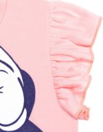 Disney Minnie Mouse Rainbow Floral T-Shirt and Chambray Shorts Outfit Set Infant to Big Kid Sizes (12 Months - 14-16) - Image 8