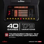 Arachnid Cricket Pro 800 Electronic Dartboard with NylonTough Segments for Improved Durability and Playability and Micro-Thin Segment Dividers for Reduced Bounce-Outs - Image 3