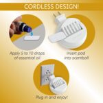 AromaHouse Scentball Plug-in Waterless & Cordless Aromatherapy Diffuser (White) with 5 Refill Pads, 1 Count - Image 7
