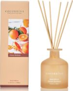 Cocorrína Reed Diffuser - Citrus Verbena 6.76oz Diffuser with Sticks Home Fragrance Essential Oil Reed Diffuser for Home Bedroom Bathroom Shelf Decor Office Decor (Summer Collection) - Image 2
