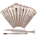 Make Up Brushes, MAANGE 18 Pcs Premium Synthetic Makeup Brushes Set Soft Foundation Powder Eyeliner Eye Shadow Makeup Brushes Professional (Champagne) - Image 2