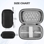 AGPTEK MP3 MP4 Player Case for 2.4 inch MP3 Player, for Gracioso/for ChenFec/for Safuciiv/for RUIZU/for Aiworth and Other MP3 Players Under 2.4 inch, Portable Case with Metal Carabiner Clip - Image 7