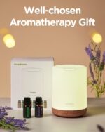 InnoGear Aromatherapy Diffuser & 8 Essential Oils Set, 300ml Premium 5-in-1 Ultrasonic Essential Oil Diffusers Scent Humidifier Aroma Diffuser Vaporizer Auto-Off Timer for Room Office Home, Yellow - Image 8