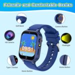 Cosjoype Upgrade Kids Smart Watch for Kids with 26 Puzzle Games HD Camera Video MP3 Player Habit Tracking Pedometer Flashlight 12/24 hr Kid Watches Gift for 4-12 Year Old Boys Toys for Kid - Image 3