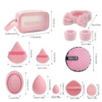 Makeup Brush Set, 42Pcs Makeup Tool Set Premium Synthetic Foundation Powder Concealers Eye Shadows Blush Makeup Brushes Kit with Makeup Sponge, Powder Puffs for Beginner & Professional - Image 4
