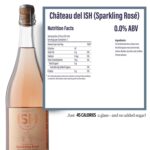 Chateau del ISH Sparkling Non Alcoholic Rose, Award Winning Non-Alcoholic Spirits, Gluten Free, Low Calorie, Zero Proof, Alcohol Free Wine with Dealcoholized Pinot Noir & Merlot Grapes, 750 ml Bottle - Image 3
