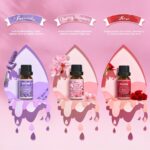 SALKING Floral Essential Oils Set, Premium Pure and Natural Essential Oils, Fragrance Oil Scented Oils for Oil Diffusers 6 x 10 ML - Lavender, Rose, Jasmine, Cherry Blossom, Gardenia, Chamomile - Image 4