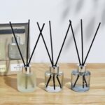 3 Pack Fragrance Reed Diffuser, 50ML Lavender Jasmine Lemongrass Aromatherapy Diffuser Set with 12 Black Fiber Sticks,Air Freshener for Bedroom Bathroom Office, 8.2X 6.6X 2.1 inch - Image 7
