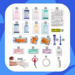 College First Aid Kit – Compact Emergency Medical Kit for Dorm Rooms, School, Sports – with Bandages, OTC Medicines for Relief, Gauze, Quick Care Set – Portable Health Kit - 175 PCS, Blue - Image 4