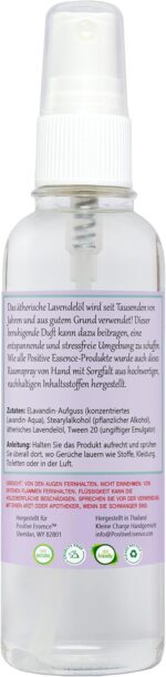 Lavender Linen and Room Spray, Natural Aromatherapy Sleep Spray for Relaxation and Stress Relief, Lavender Essential Oil for Pillows or Bedding, Odor Eliminator - Image 10