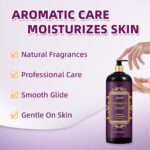 Aromatherapy Lavender Massage Oil, 10 fl oz Relaxing Massage Oil for Massage Therapy with Grape Seed, Sweet Almond & Jojoba, Spa Quality Oils for Soothing, Calming - Image 4