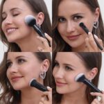 Bueart Design 19Pcs ULTRA SOFT Black labeled DENSE HAIR Makeup Brushes set Contains large powder Flat Foundation Ultimate Blending Make up Brush set Blush Face Brush Concealers contour Eyeshadow - Image 6